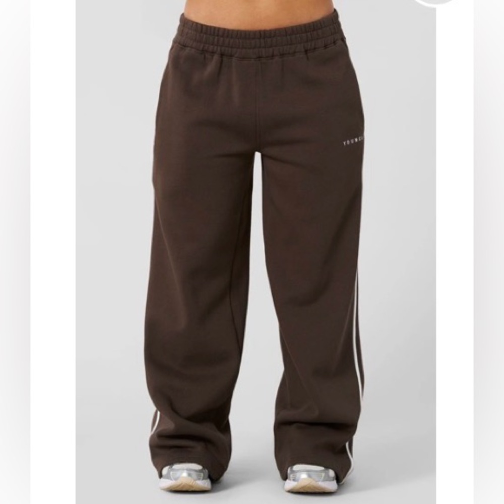 YoungLA Brown Streak Joggers